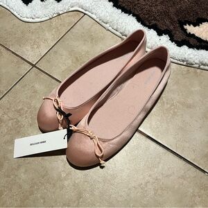 Urban Outfitters Satin Ballet Flats Size 10 NWT